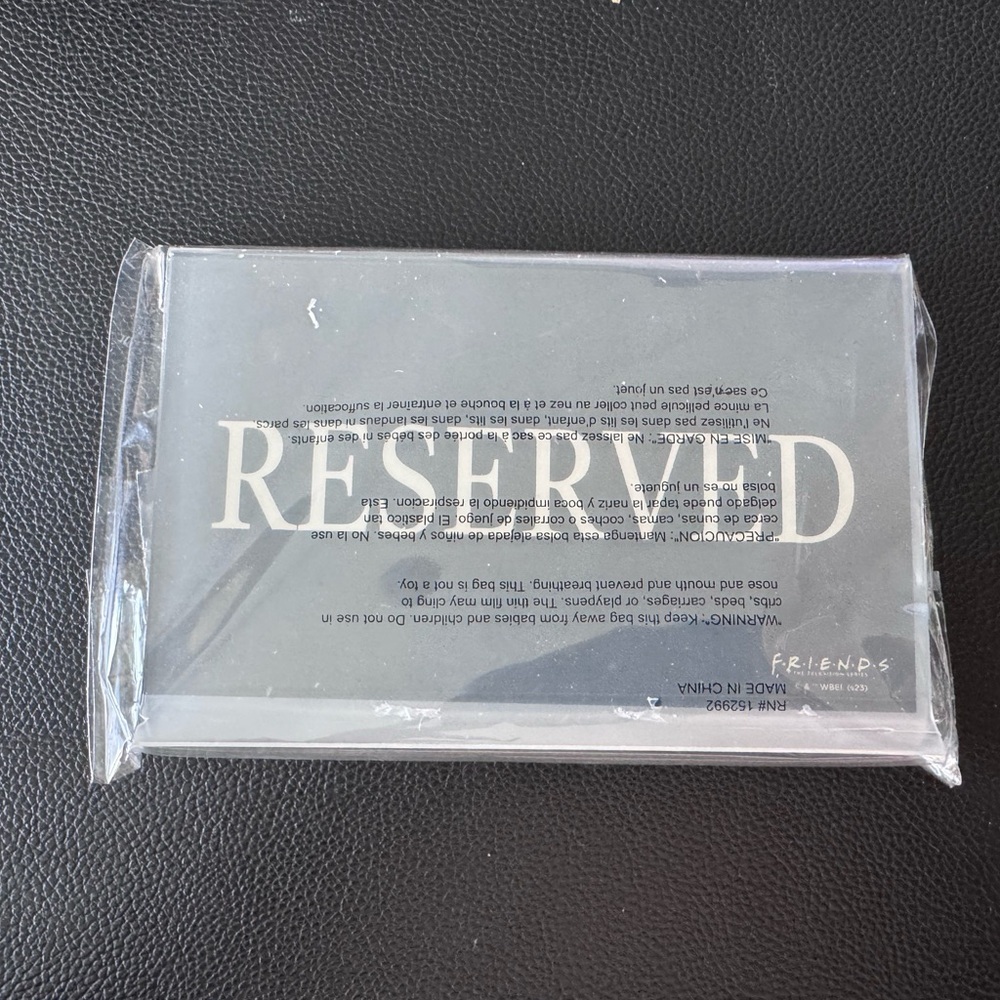 FRIENDS Reserved Sign - NWT